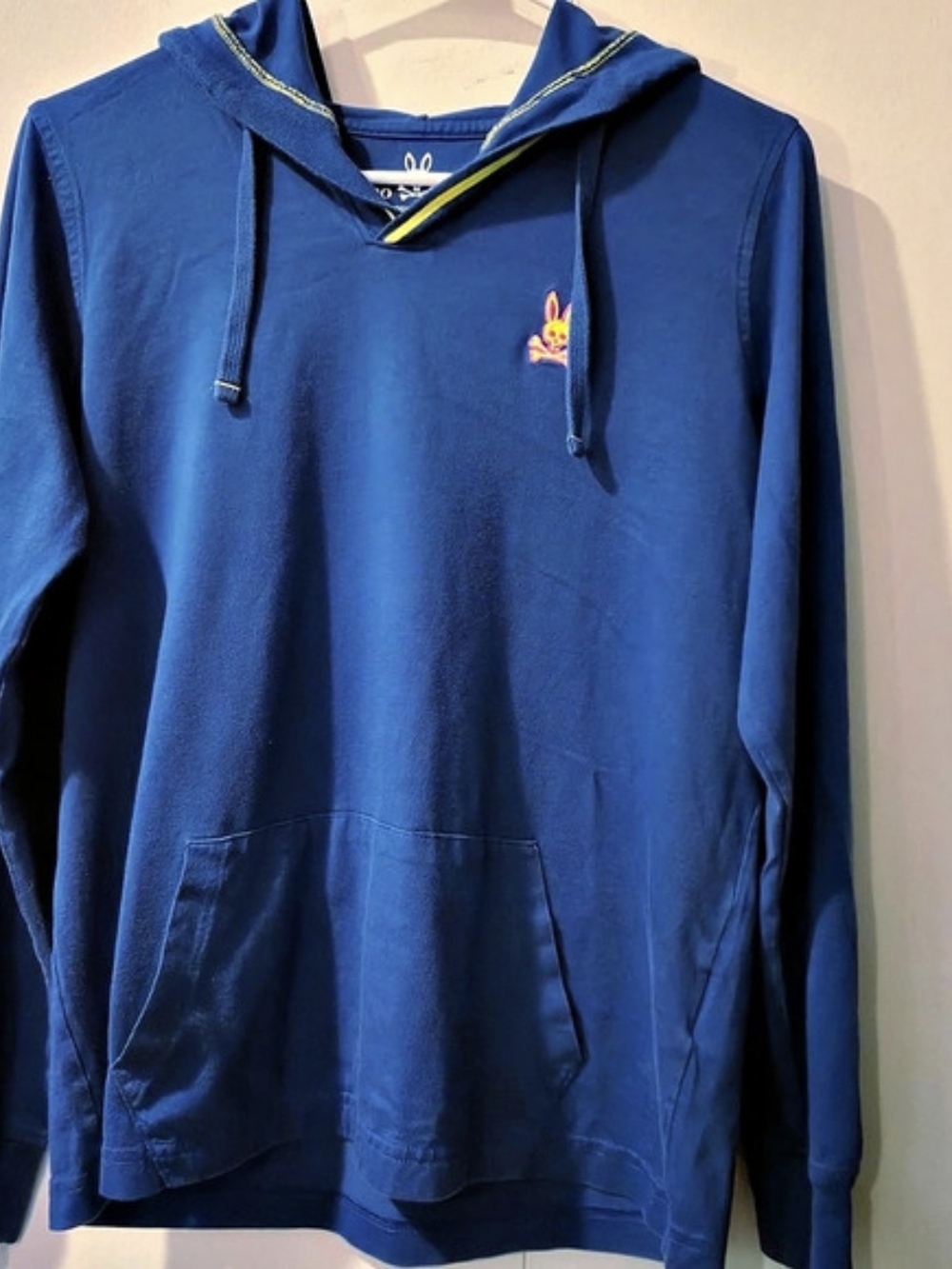 Psycho Bunny Pima Cotton Hoodie Blue Size 3
